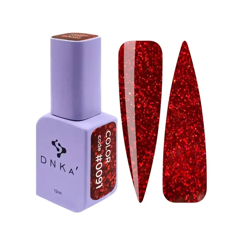 Esmalte de uñas en gel DNKa' Color 0091, 12 ml