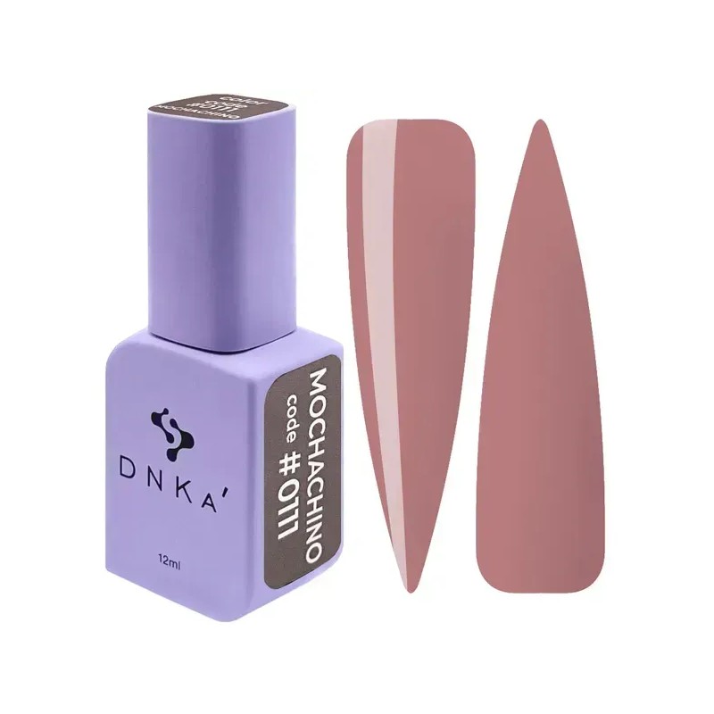 Esmalte de uñas en gel DNKa' Color 0111 Mochachino, 12 ml