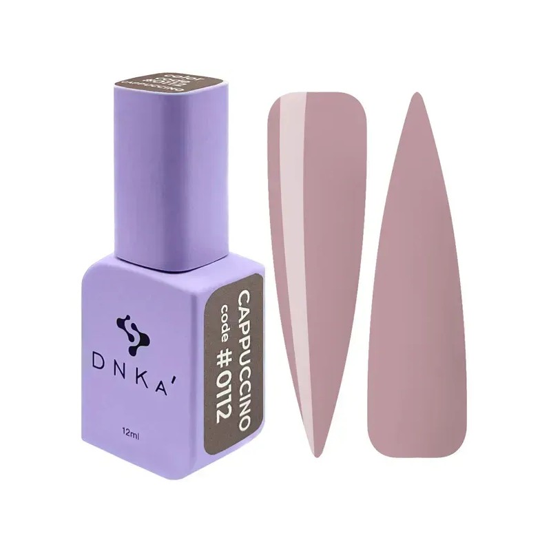 Esmalte de uñas en gel DNKa' Color 0112 Capuchino, 12 ml