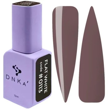 Esmalte de uñas en gel DNKa' Color 0113 Blanco mate, 12 ml