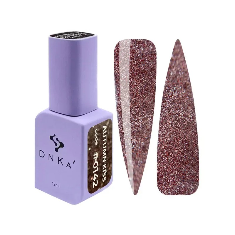 Esmalte de uñas en gel DNKa' Color 0142 Beso de Otoño, 12 ml