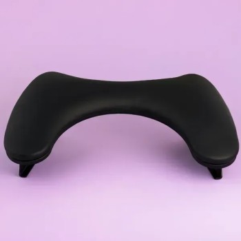 Reposabrazos anatómico DNKA para manicura, color negro.