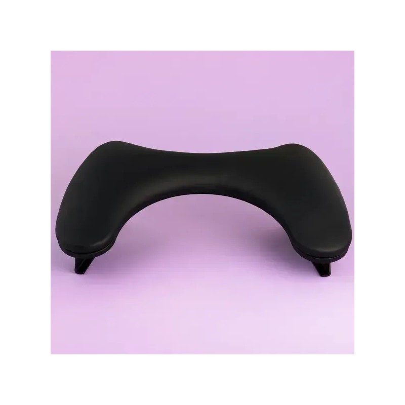 Reposabrazos anatómico DNKA para manicura, color negro.
