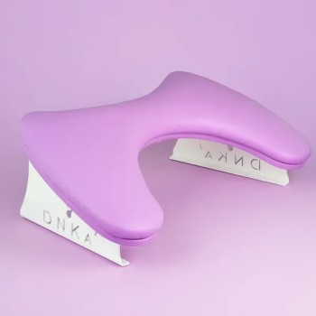 Reposabrazos anatómico DNKA para manicura, color púrpura.