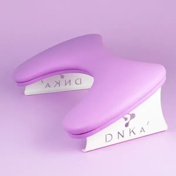 Reposabrazos anatómico DNKA para manicura, color púrpura.