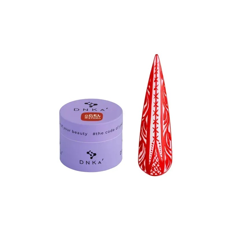 Pintura en gel DNKa' Rojo Etnográfico