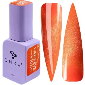 Esmalte de uñas en gel DNKa' Color, tono ojo de gato 0001, años 80, 12 ml