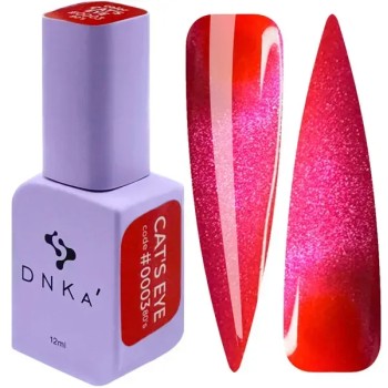 Esmalte de uñas en gel DNKa' Color, tono ojo de gato 0003, años 80, 12 ml