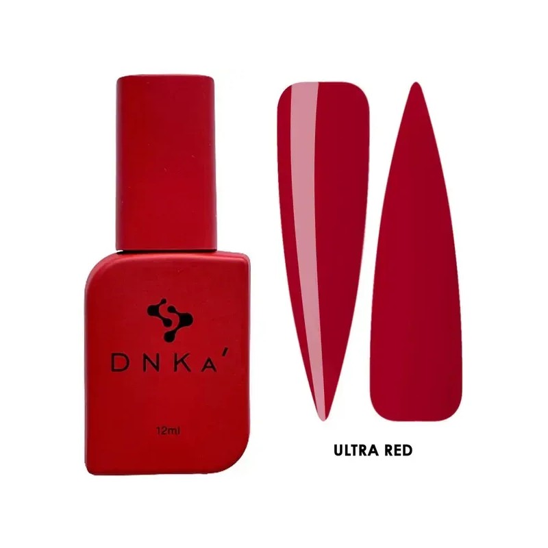 Esmalte de uñas en gel DNKa' Color ULTRA ROJO, 12 ml